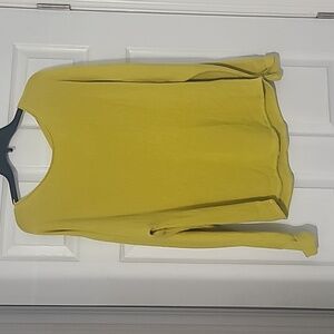 New York & Company Mustard Long Sleeve Top
